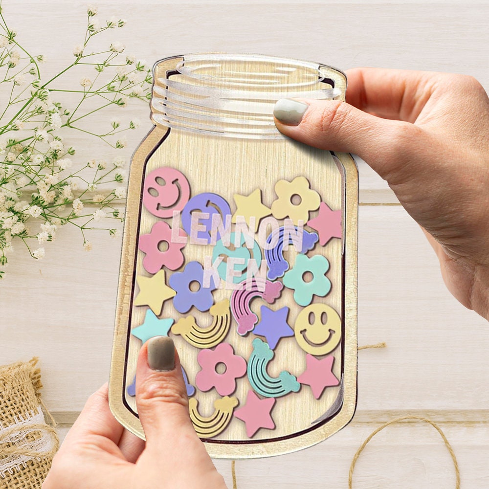 Kids Chore Chart 61pcs Daisy Flowers Reward Jar For Kids, Potty ...