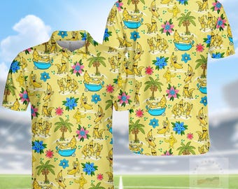 Funny Colorful Banana Golf Men's Polo Shirt S-5XL - Etsy