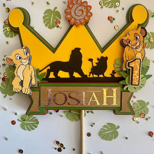 Lion King Cake Topper Etsy