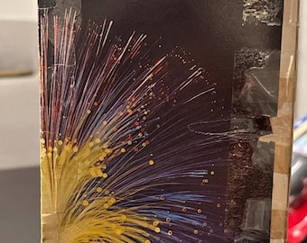 Vintage Fiber Optic Lamp Kit Nite Lite 14” 1978