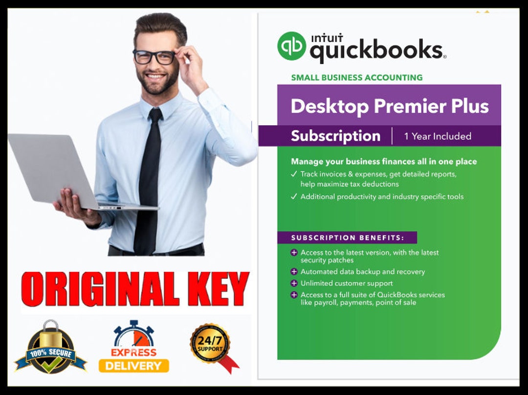 Quickbooks Desktop Premier Plus 2023 1 Year Included US Etsy