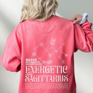 Energetische kleine Schütze Sweatshirt, Komfort Farben Sweatshirt, Sternzeichen Astrologie Sweatshirt, Schütze Geschenke, Schütze Shirt