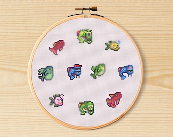 Stardew Valley Legendary Fish Cross Stitch Pattern