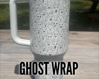 Ghost Wrap File 20, 30 & 40 oz versions - SVG -