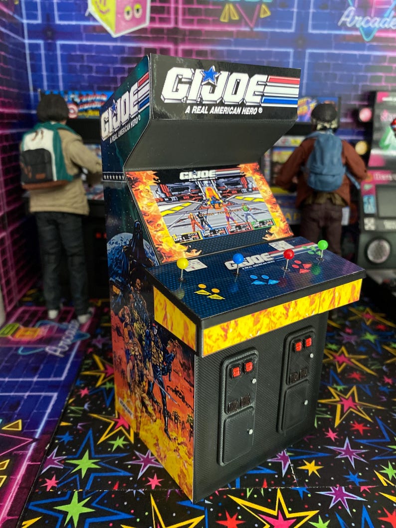 1/12 Scale 4 Player Arcade Machine. - Etsy
