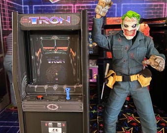 1/12 scale Tron arcade machine.