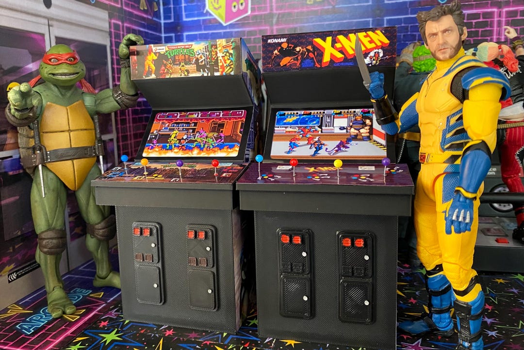 1/12 Scale 4 Player Arcade Machine. - Etsy