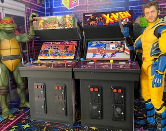 1/12 scale 4 player arcade machine.