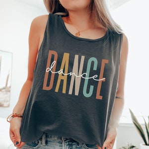 Dance Comfort Colors® Tank Top, Gift for Dance Mom, Dance Lover Gift, Dance Mama Top, Dance Gifts, Dance Tank, Dance Tank Top