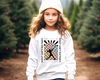 Funny Softball Youth Shirt: Sorry Can't Bye, Kids' Gift