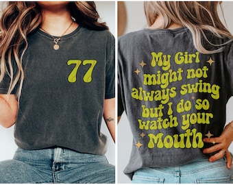 Funny Softball Mom Comfort Colors Shirt, Retro Game Day Tee