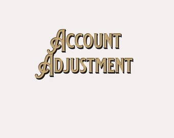 Account Adjustment