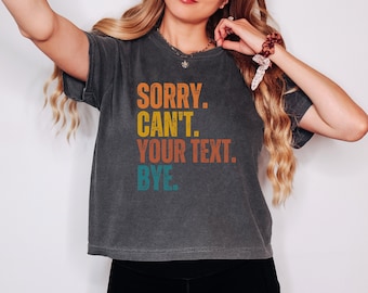 Custom Comfort Colors Crop Top: Funny Personalized Boxy Tee