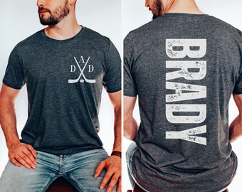 Custom Hockey Dad Shirt: Personalized Hockey Gift
