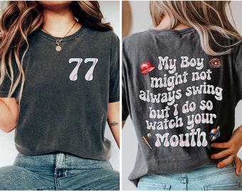 Comfort Colors Baseball Mom Shirt: Funny Retro Game Day Tee