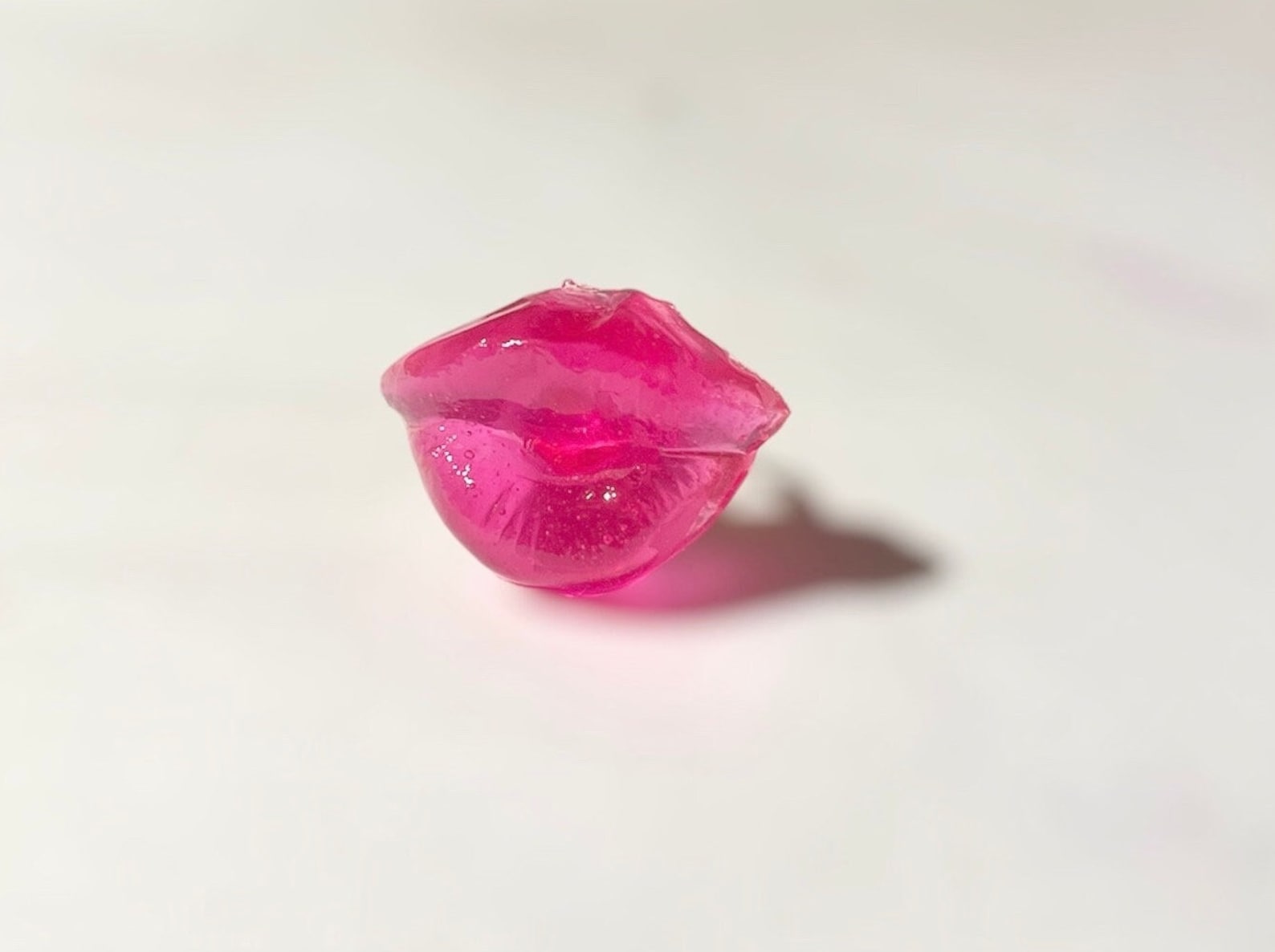 Kiss Me Resin Ring: Adjustable Lip Statement Ring - Etsy