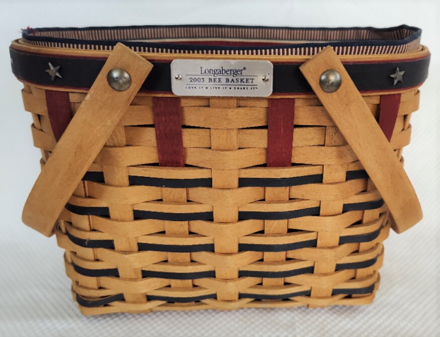 Longaberger 2003 Bee Basket Set Etsy