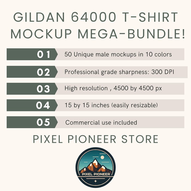 Gildan 64000 mock up bundle, 50 Print-on-demand male mock-ups, male tee shirt mocks, G64000 mockup bundle, commercial use, 50 pngs image 10