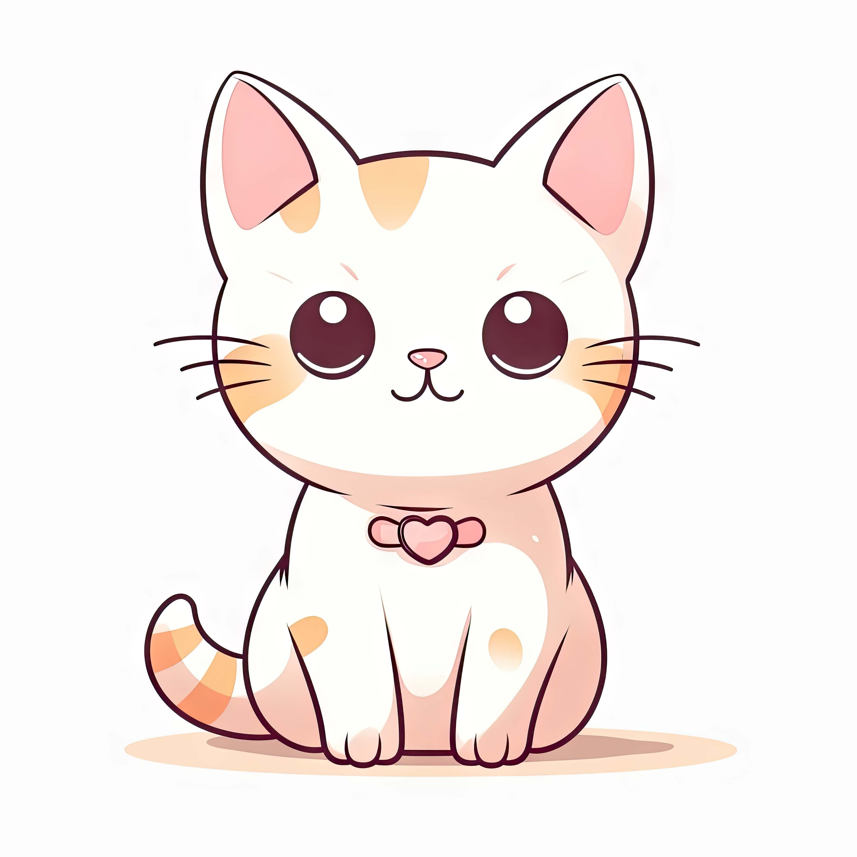 Cute Cat Clipart Cute Cats 75 PNG Images Digital Etsy