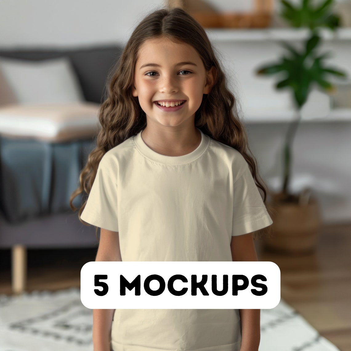 Gildan 5000B Natural Mockup Bundle, Gildan Youth Mockup Natural, G5000B ...