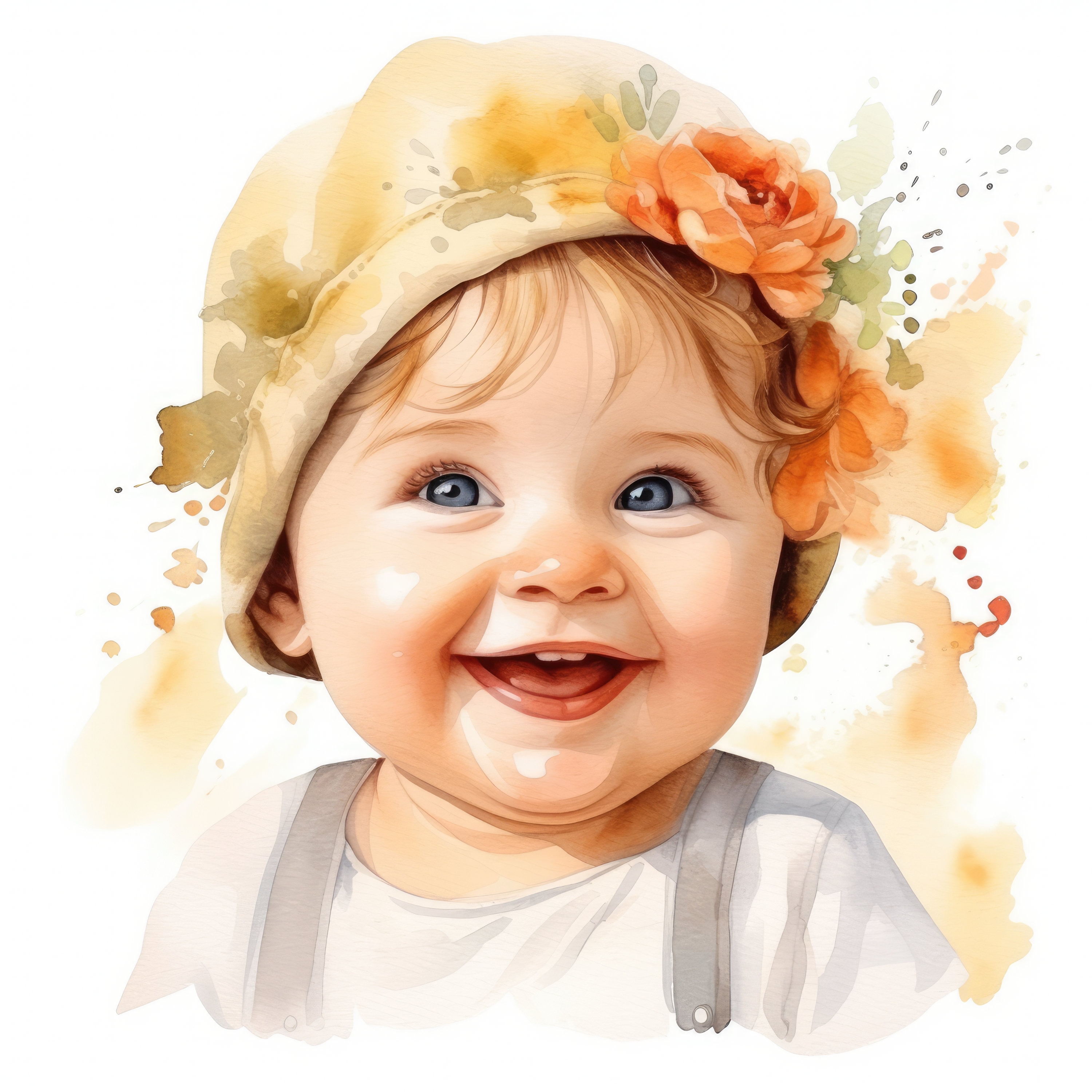 Smiling Baby Baby Boy Clipart Baby Girl Clipart Newborn Etsy