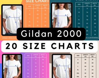 GILDAN GN3000 - T-shirt Classica in Cotone - Bianco | Italia