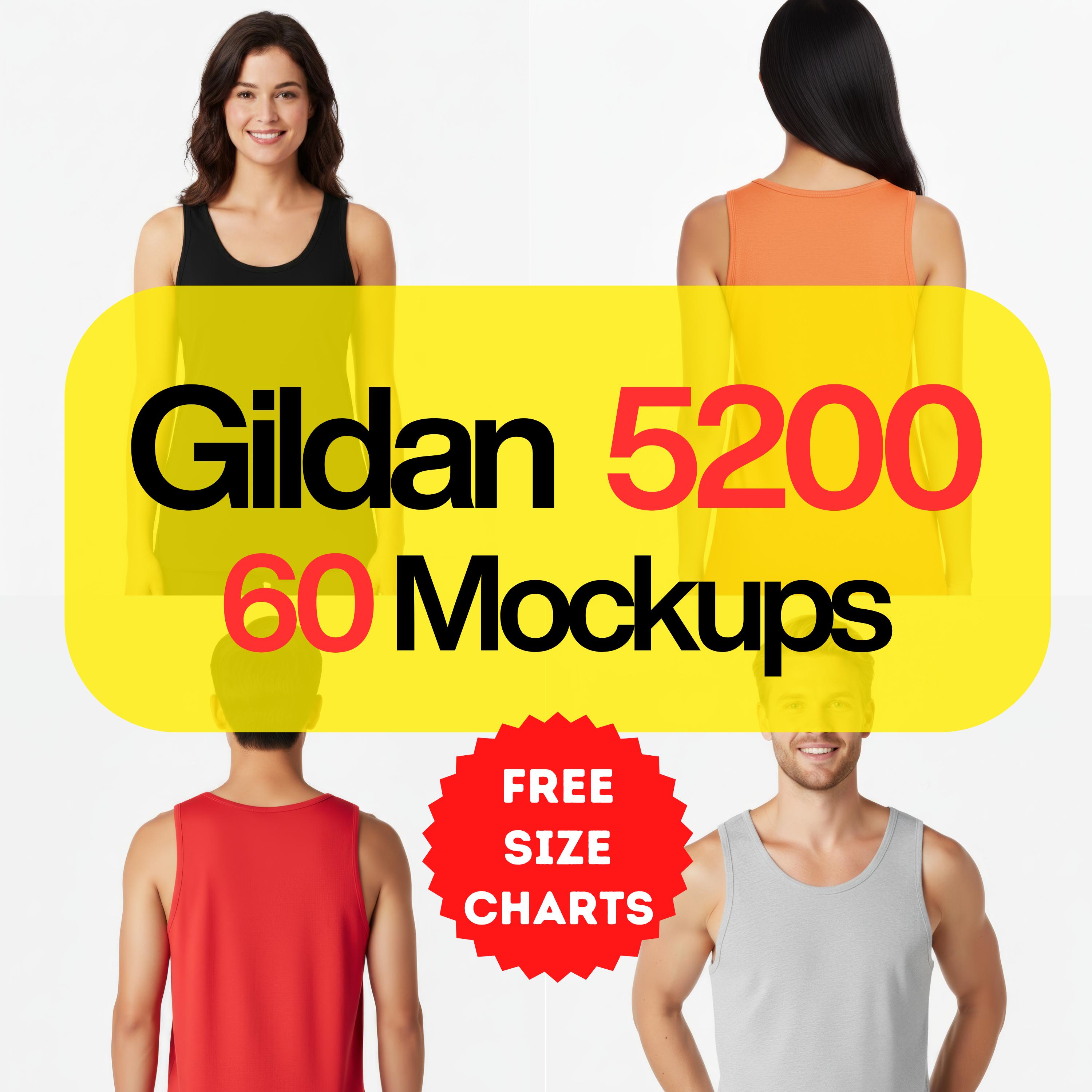 Gildan 5200 Heavy Cotton™ Tank Top - BlankApparel.ca Gildan 5200 - ヘビーコットンタンクトップ