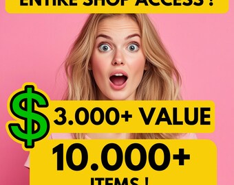 Gesamtes Shop-Bundle, Gesamter Shop-Verkauf, Günstiges Mockup-Bundle, Print-on-Demand, Ihr Design hier, bc 3001-Bundle, Social-Media-Mockup