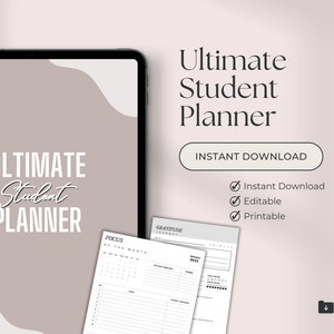 Academic Planner, Student Printable Printable, Student Planner Printable, Academic Planner 2023, College Planner, College Student Planner