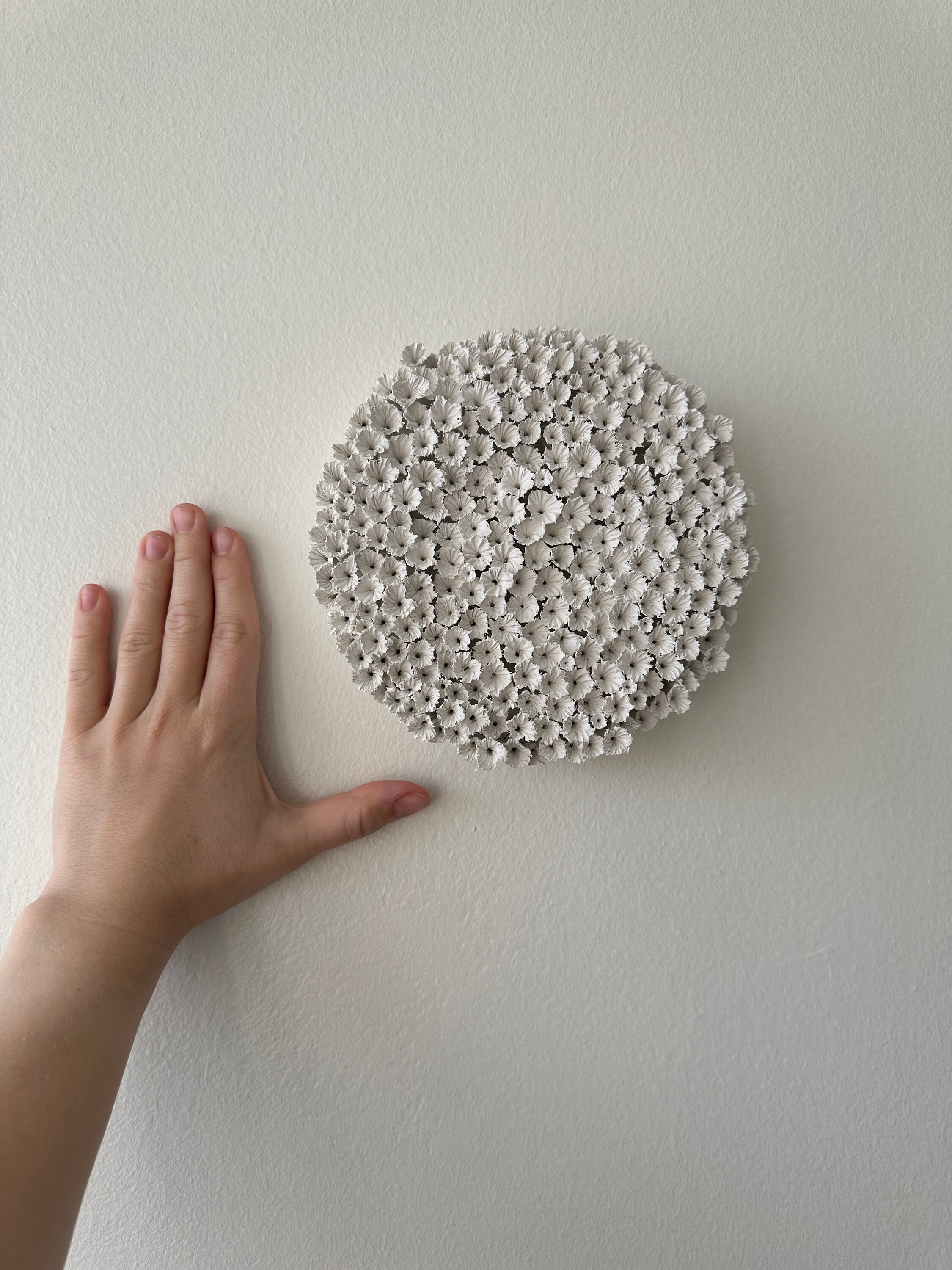 3D Texture Panel White Flowers Wood Board Wall Decor - Etsy