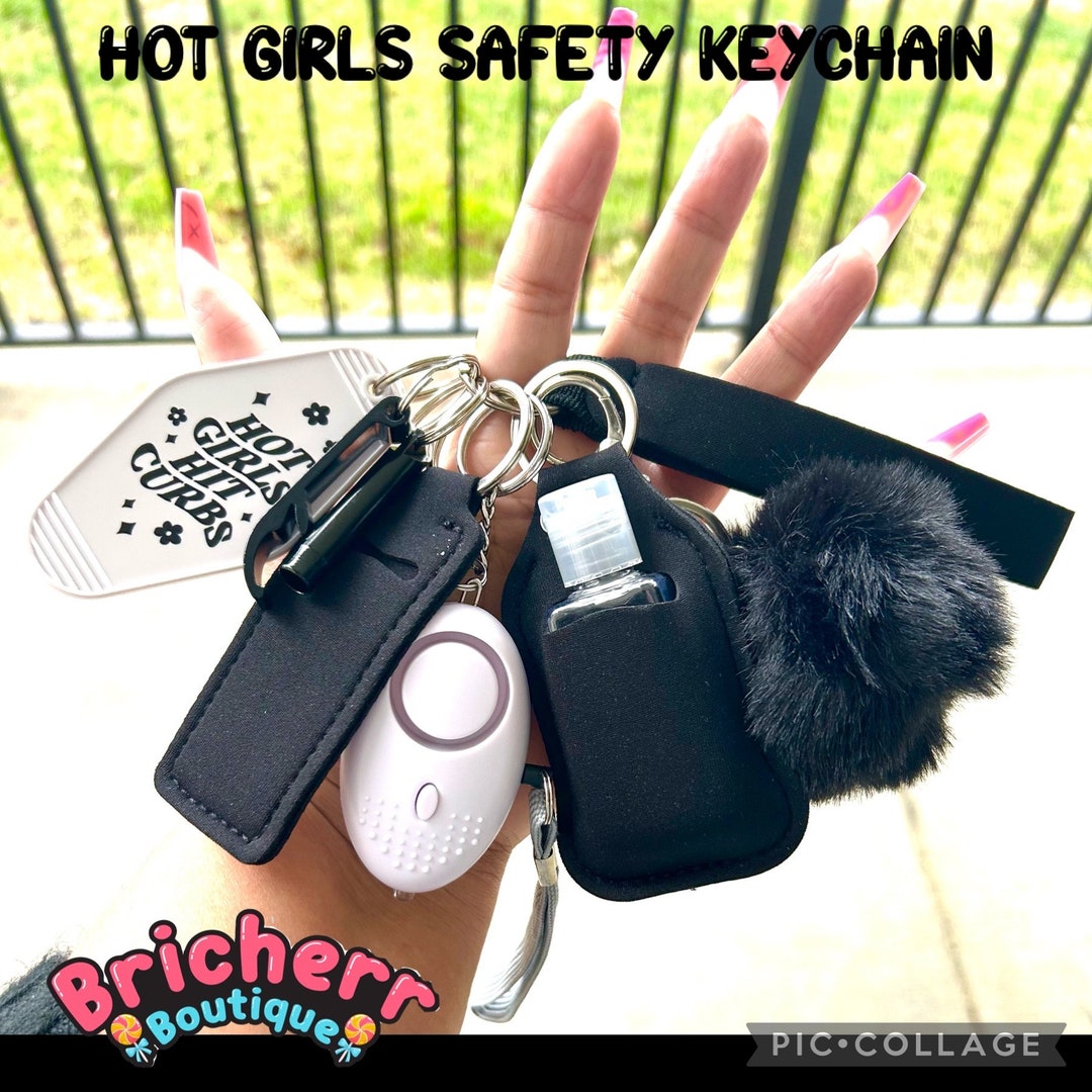 SAFETY KEYCHAIN SET, Hot Girls Safety Keychain Protection Keychain
