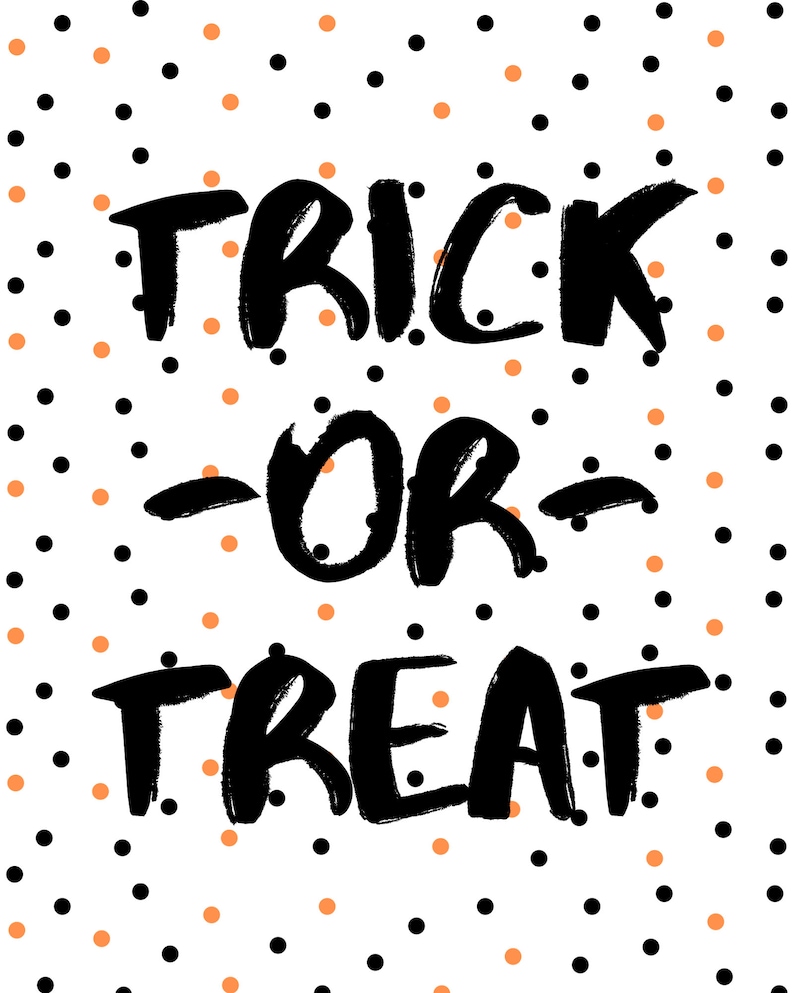 Printable Halloween Art- Printable Halloween Decor - Etsy