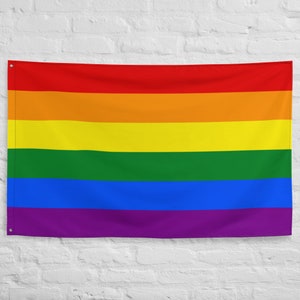 pride flag - lesbian, gay, trans and bisexual flags