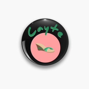 Salvadoran Slang Cayte Button, Cute El Salvador Pin Button, Funny Salvadorian Pin, Gift for Him, Gift for Her, El Salvador Souvenir