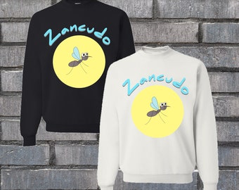 Salvadoran Slang “Zancudo” Sweatshirt, Regular Fit Unisex Crew Neck Pullover