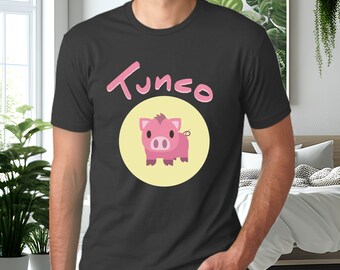 Salvadoran Slang “Tunco” Men’s T-Shirt, Light Fabric Shirt in Black, White or Grey