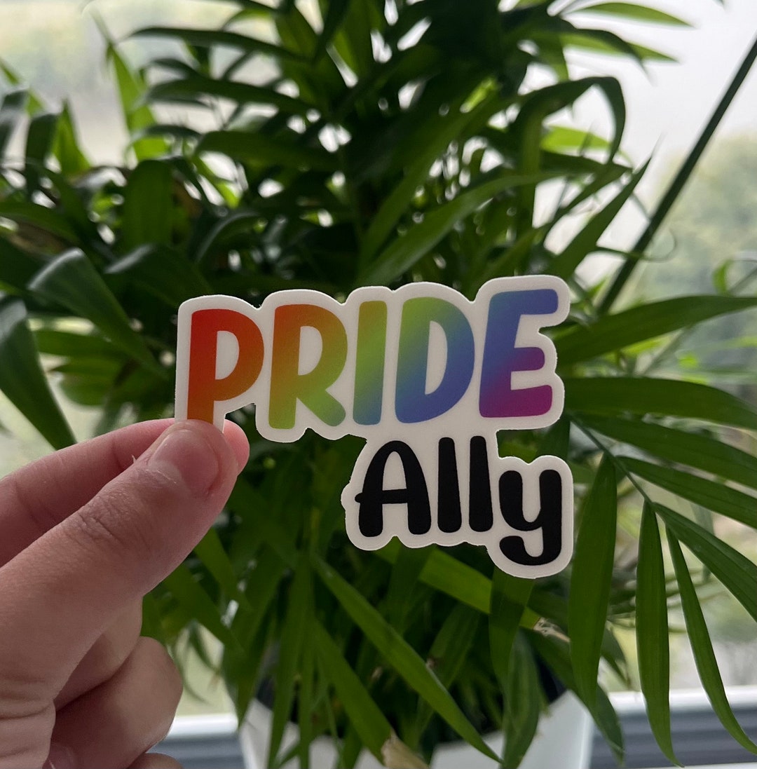 Pride Ally Sticker Etsy