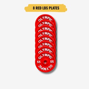 weight set for PR Tracker / best performance display / personal record / personal best / personalized weight plate / !only weight plates! image 5
