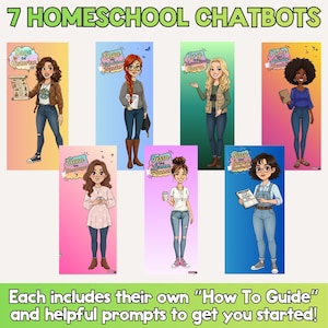 Homeschool AI Chatbots Bundle | Custom GPTs for Educators (Digital Download)