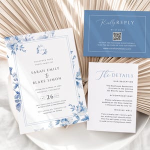 Hochzeitseinladung, Hochzeitseinladung, Hochzeitseinladung, Hochzeitseinladung, Hochzeitseinladung, Hochzeitseinladung, Hochzeitseinladung mit Qr Code, Vintage Blumen mit Foto Postkarte, SOFORTIGER DOWNLOAD, WED14