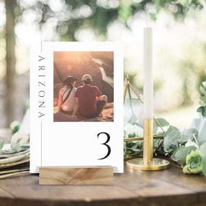 Travel Wedding Table Number, Printable Destination Theme Adventure Sign ...