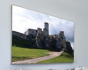 PRINTABLE Breathtaking Photo of a Castle on the Hill | Own a Breathtaking Photo of a Castle Ogrodzieniec