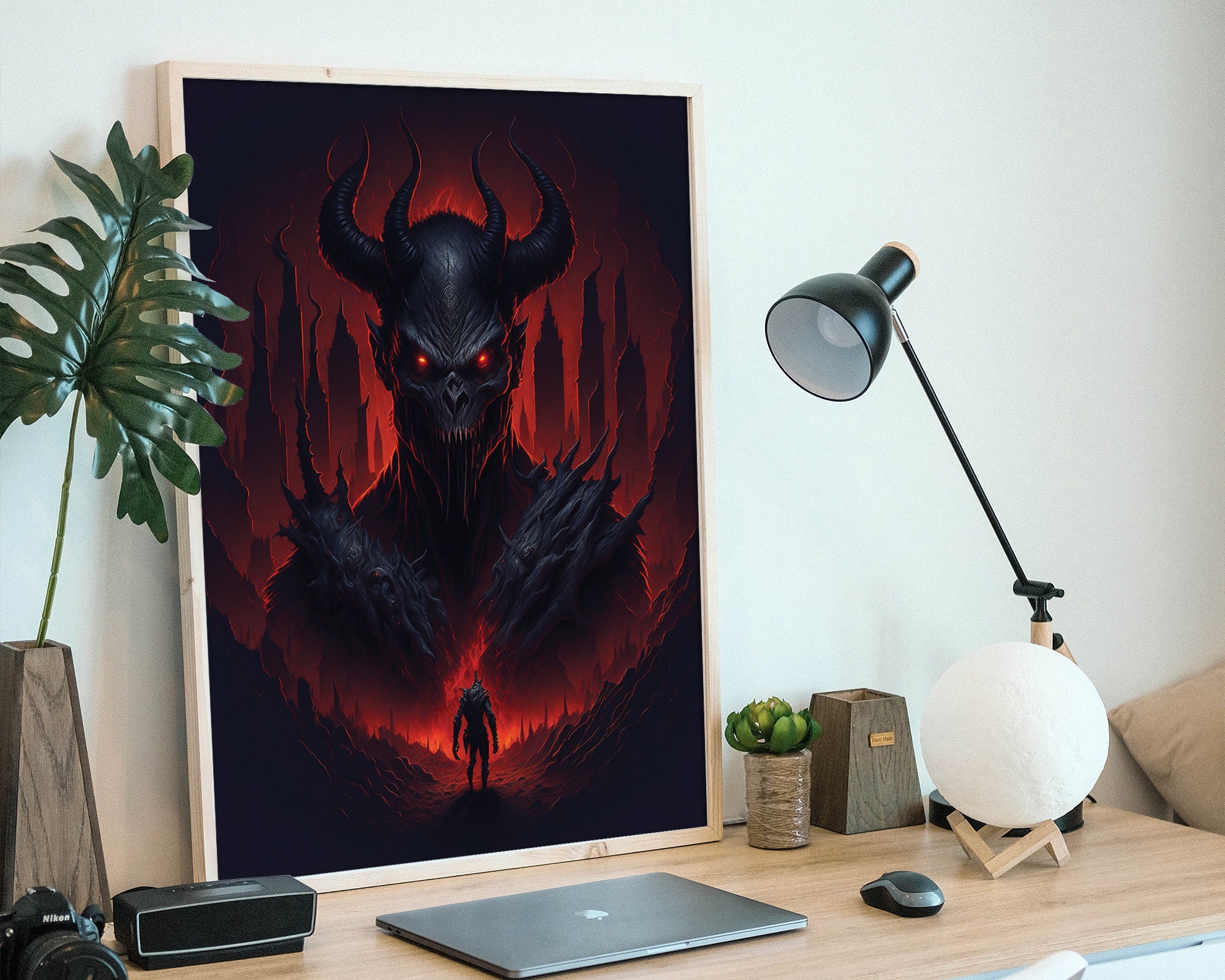 PRINTABLE the Reign of Shadows: Digital Artwork Featuring the Lord of ...