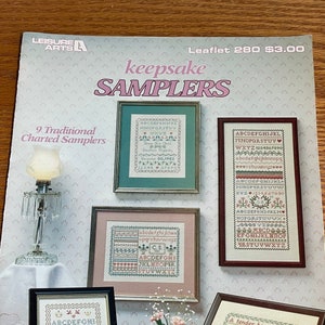 Counted Cross Stitch Pattern, Keepsakes, Book 1, Alphabet, Stitching With  My Friends, Keepsake Squares, Sue Hillis Designs, PATTERN ONLY