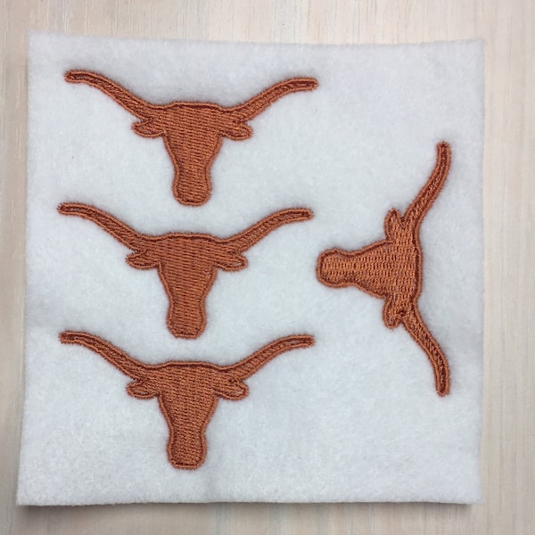 Texas Longhorns Felties/University of Texas/UT/Collegiate Sports/Handmade Craft Accessories/Hair Bows/Scrapbooking Felties/School Projects
