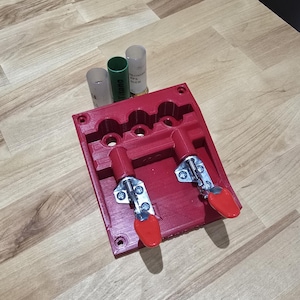 Shotgun Shell Hull Roll Crimp Clamp Vise 12-16-20-28-410 Triple Clamp