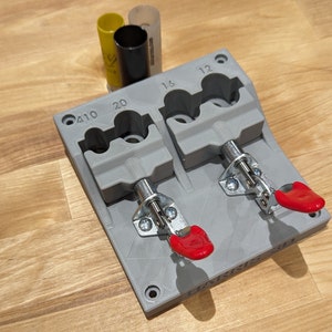 Schrotflintenhüllenrolle Crimpzange Schraubstock 12 16 20 410 Gauge