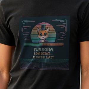 Furry Shirt for Convention, Furry Pride, Furry Fandom Gift - Fursuit Tee, Retro Pixel Art T-Shirt, Funny Furry Merch