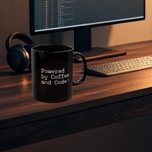 Caneca para desenvolvedor de software para programadores e codificadores - Desenvolvido com café e código - Presente tecnológico engraçado para ele ou colega de trabalho imagem 6