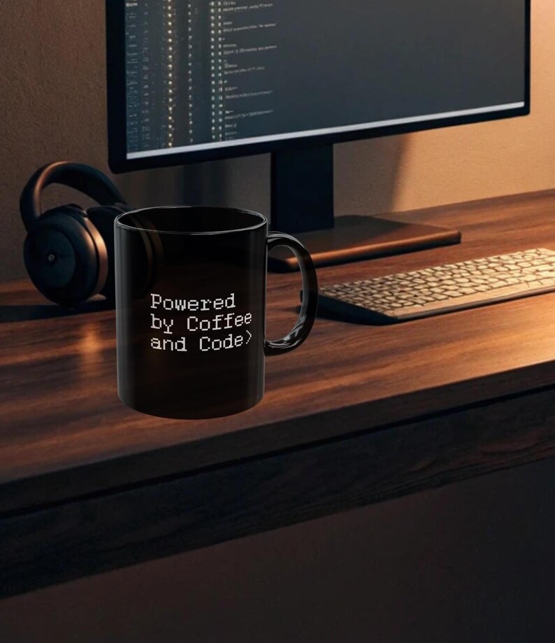 Caneca para desenvolvedor de software para programadores e codificadores - Desenvolvido com café e código - Presente tecnológico engraçado para ele ou colega de trabalho imagem 6